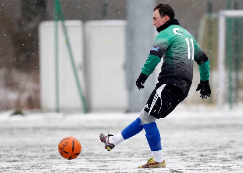 Football. Sparing. Energetyk ROW Rybnik - Janina Libiaz. 25.01.2014