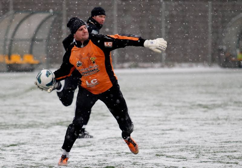 Football. Sparing. GKS Katowice - Gornik Leczna. 25.01.2014