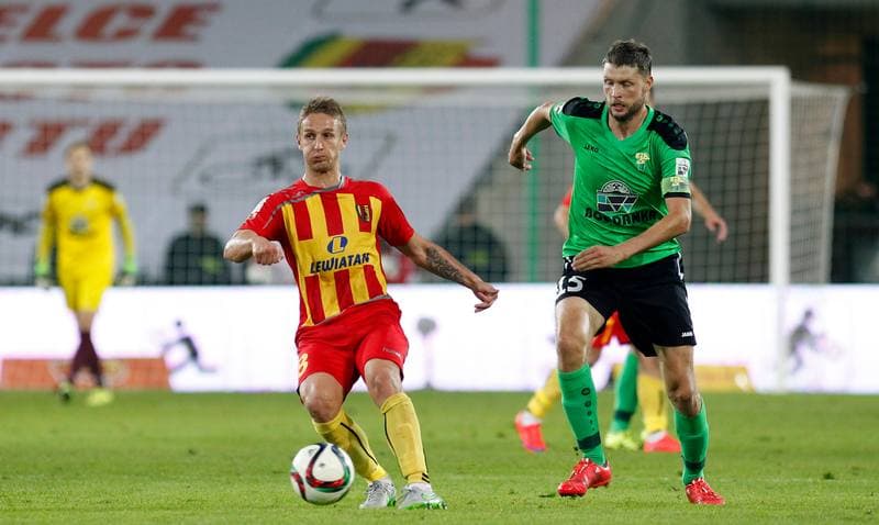 Football. PKO BP Ekstraklasa. Korona Kielce - Gornik Leczna. 21.09.2015