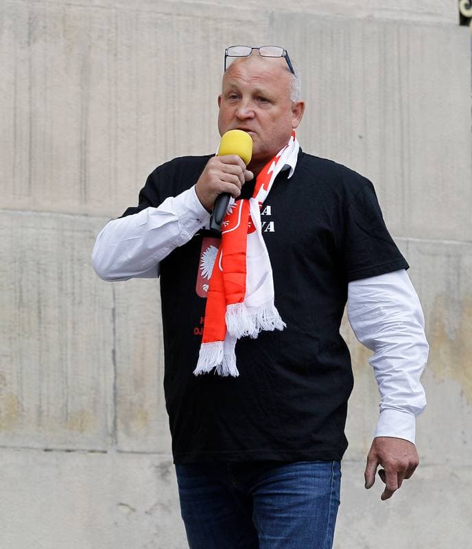 Protest KWW Stonoga Partia Polska. Katowice. 25.09.2015
