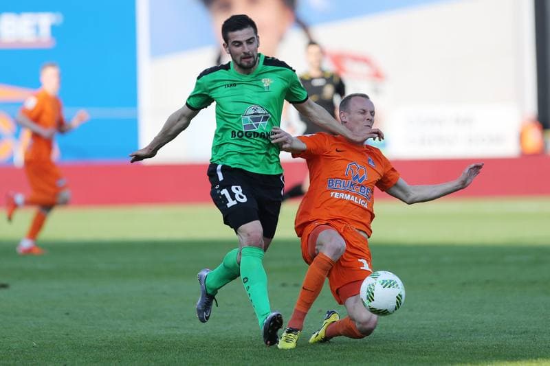 Football. Ekstraklasa. Termalica Bruk-Bet Nieciecza - Gornik Leczna. 30.04.2016
