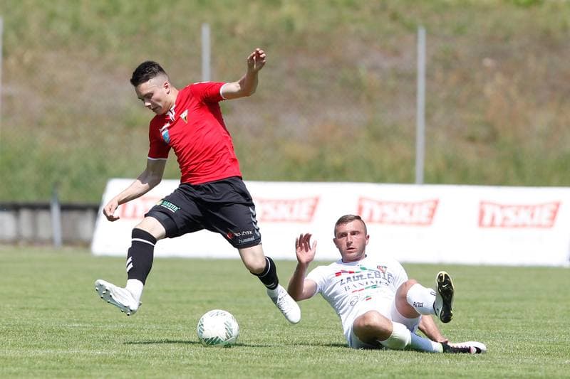 Football. Sparing. Zaglebie Sosnowiec - GKS Tychy. 28.06.2017