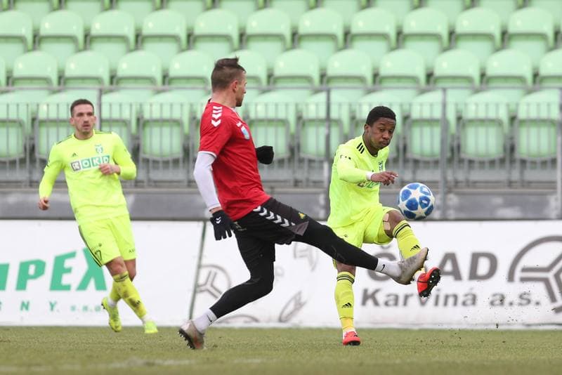 Football. Sparing. MFK Karvina - GKS Tychy. 01.02.2019