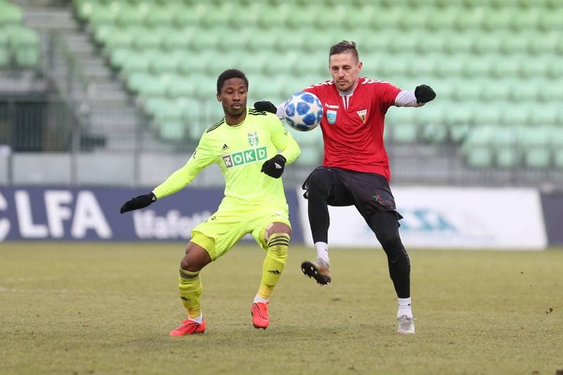 Football. Sparing. MFK Karvina - GKS Tychy. 01.02.2019
