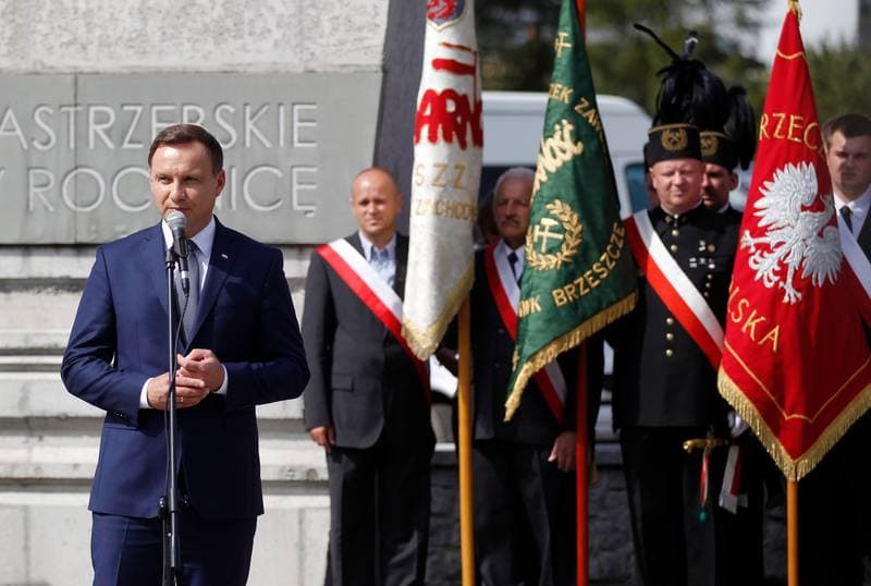 Celebration of the 35th Anniversary of the Jastrzebie Agreement. Jastrzebie-Zdroj. 03.09.2015