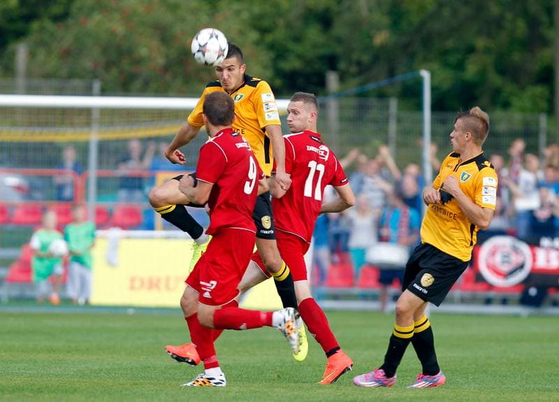 Football. I Liga. Bytovia Bytow - GKS Katowice. 13.09.2014