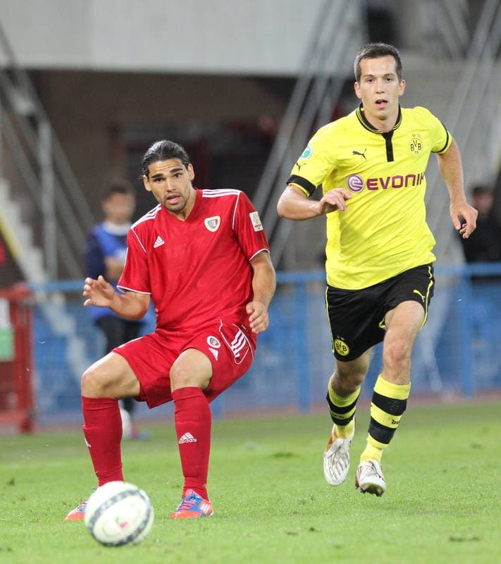 Football. Sparing. Piast Gliwice - Borussia Dortmund U-23. 06.09.2012