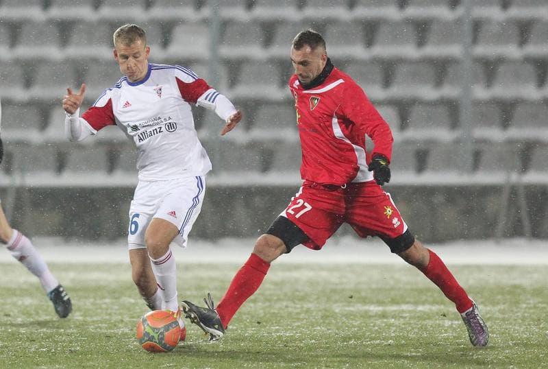 Football. Sparing. Zaglebie Sosnowiec - Gornik Zabrze. 21.02.2013