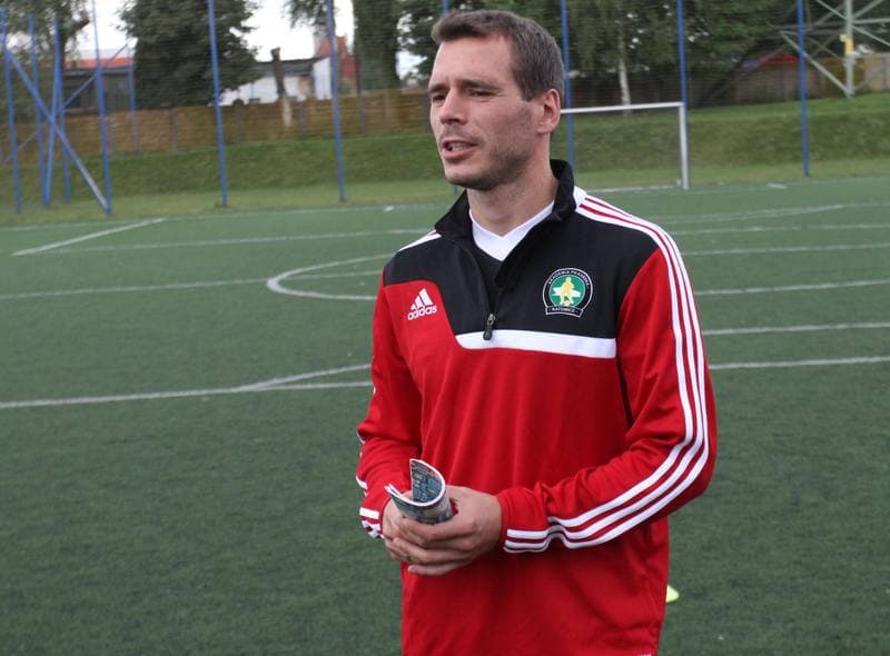 Football. Akademia Pilkarska Katowice. Press Conference. 16.09.2013