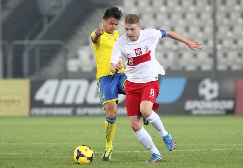 Football. European Youth Championship Qualifiers. Poland U21 - Sweden U21. 12.10.2015