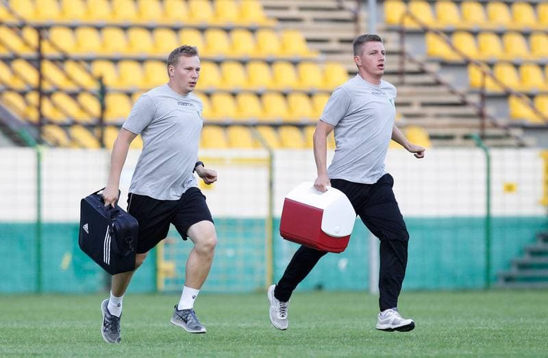 Football. Pre-Season Friendly. GKS Katowice - Puszcza Niepolomice. 26.07.2014