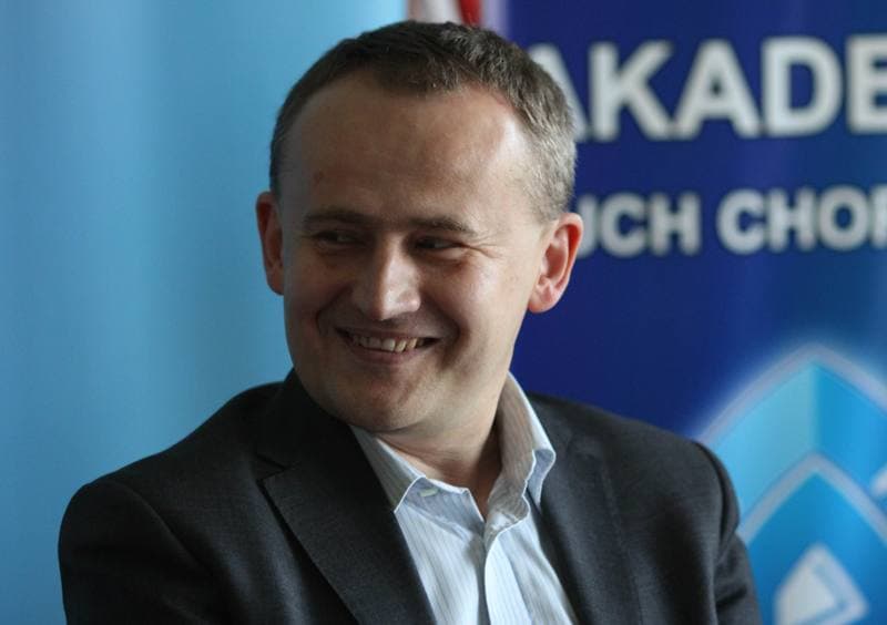 Football. Ruch Chorzow. Press Conference. 18.04.2011