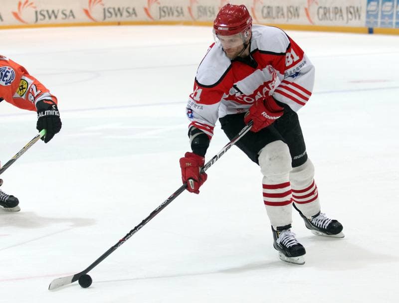 Ice Hockey. Polska Liga Hokejowa. JKH GKS Jastrzebie - Comarch Cracovia Krakow. 25.03.2013