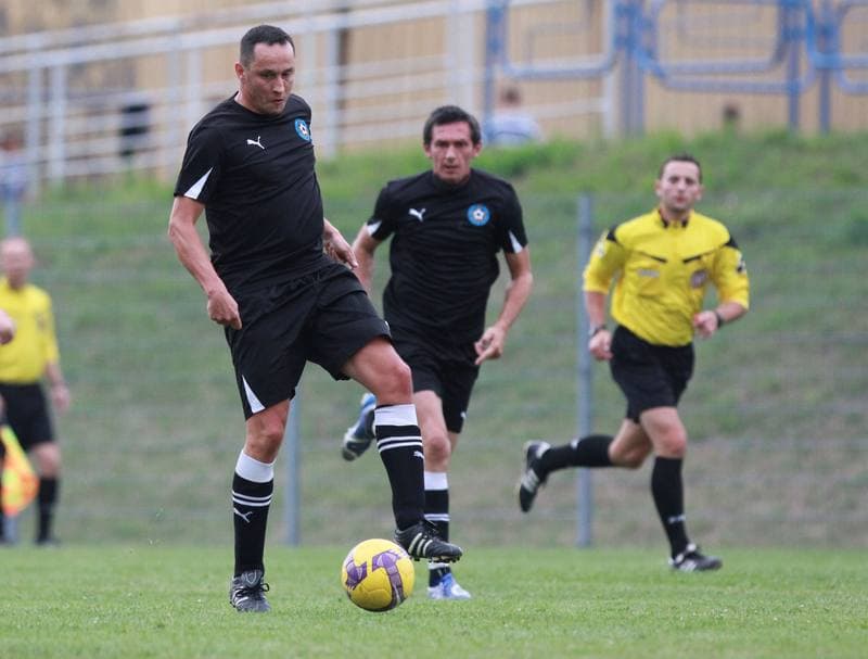 Football. Polish Cup. Naprzod Lipiny - Reprezentacja Slaskich Oldboyow. 22.08.2013