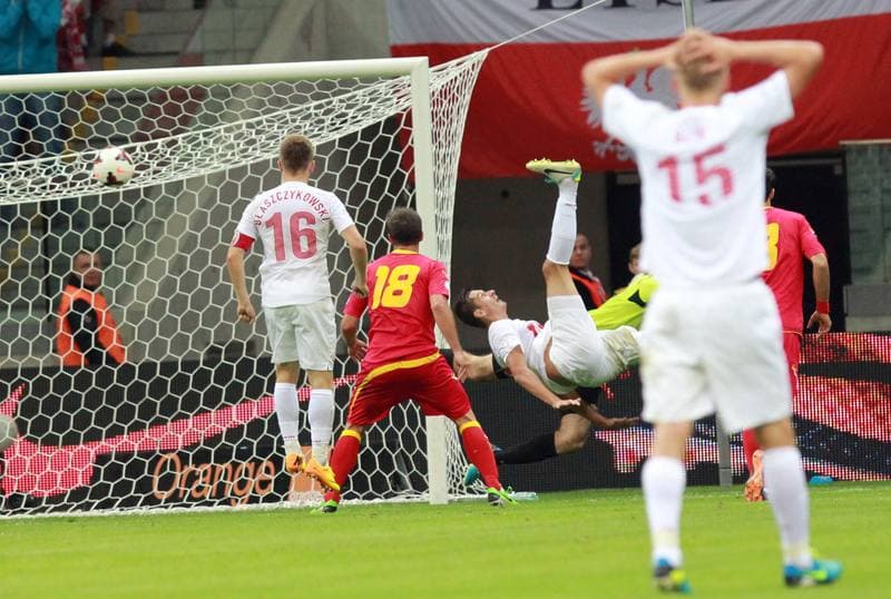 Football. 2014 FIFA World Cup Qualifiers. Poland - Montenegro. 06.09.2013