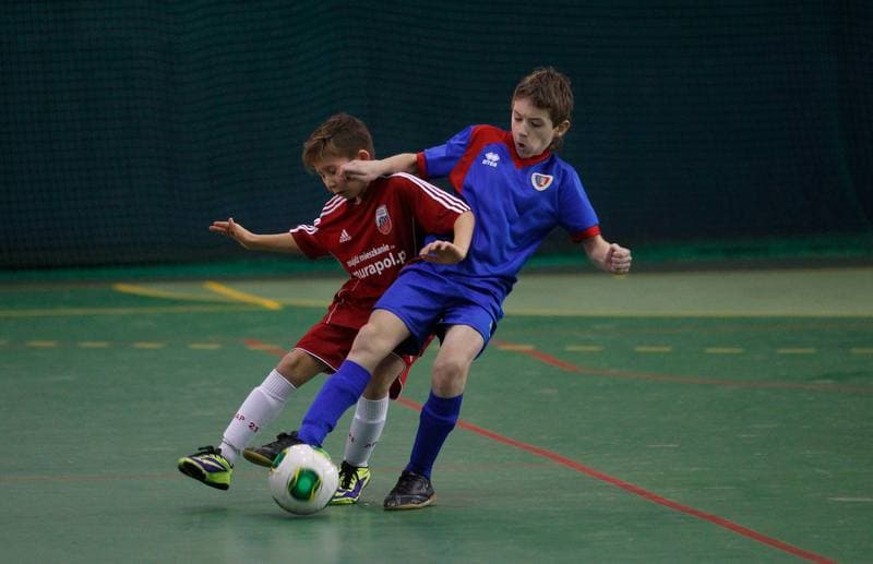 Football. X Halowy Turniej Trampkarzy im Redaktora Stanislawa Penara. Piast Gliwice - Akademia 21 Krakow. 21.12.2013