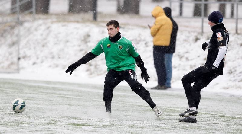 Football. Sparing. GKS Katowice - Gornik Leczna. 25.01.2014