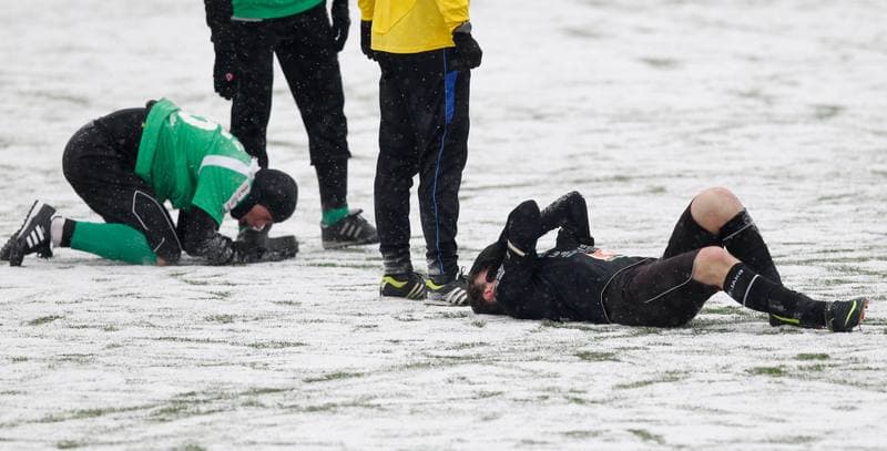 Football. Sparing. GKS Katowice - Gornik Leczna. 25.01.2014