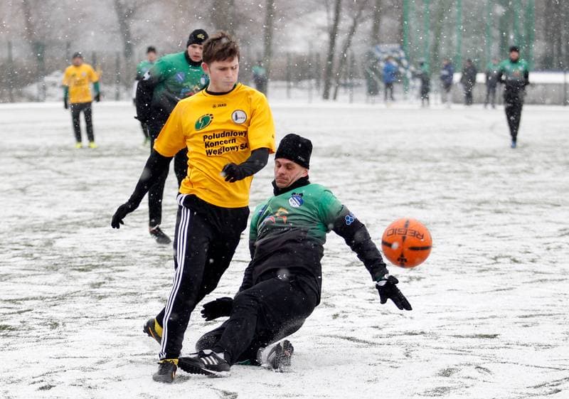 Football. Sparing. Energetyk ROW Rybnik - Janina Libiaz. 25.01.2014
