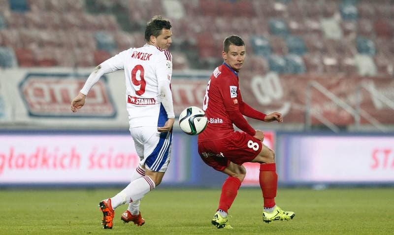 Football. T-Mobile Ekstraklasa. Gornik Zabrze - Podbeskidzie Bielsko Biala. 24.11.2013