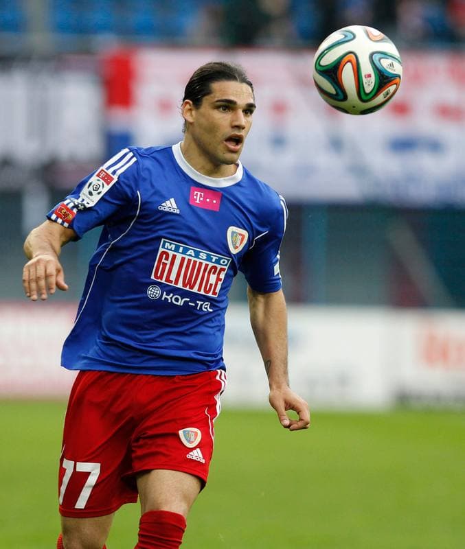 Football. T-Mobile Ekstraklasa. Piast Gliwice - Podbeskidzie Bielsko Biala. 26.04.2015