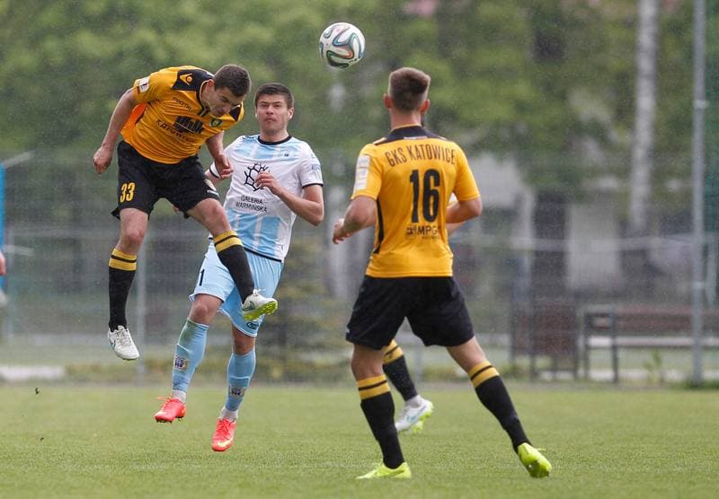 Football. I Liga. Stomil Olsztyn - GKS Katowice. 17.05.2015