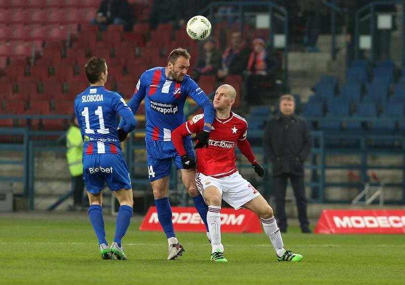 Football. PKO BP Ekstraklasa. Wisla Krakow - Podbeskidzie Bielsko Biala. 27.02.2016