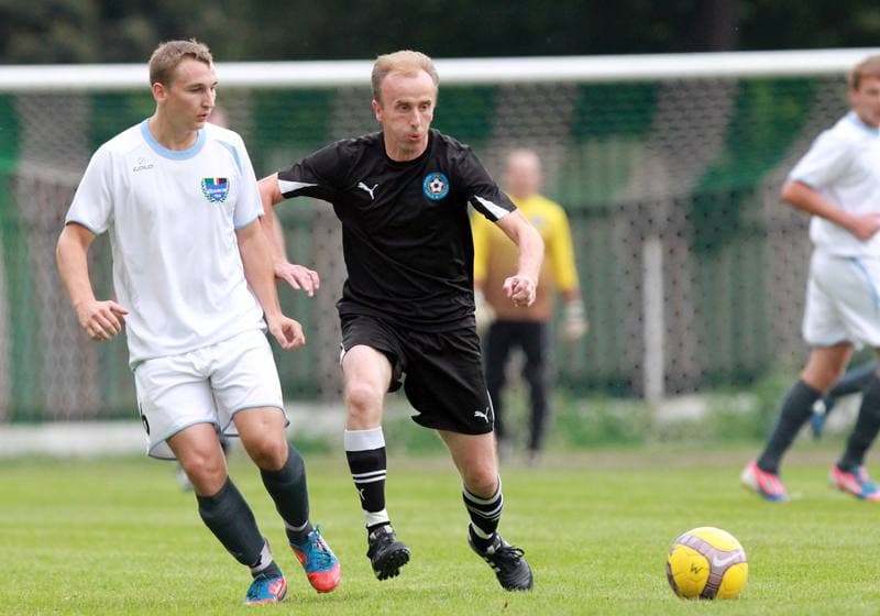 Football. Polish Cup. Naprzod Lipiny - Reprezentacja Slaskich Oldboyow. 22.08.2013