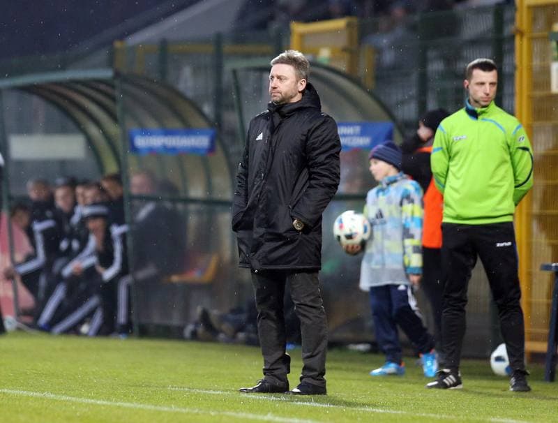 Football. I Liga. Miedz Legnica - GKS Katowice. 25.03.2016