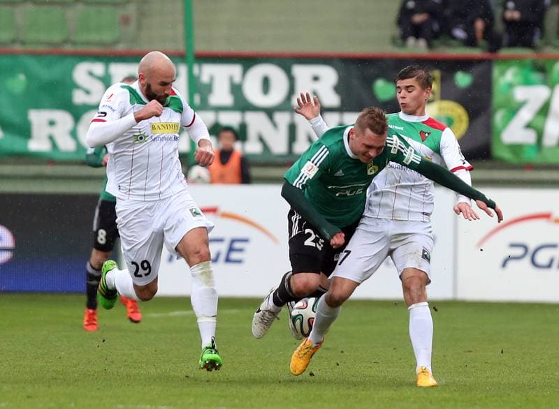 Football. I Liga. GKS Belchatow - Zaglebie Sosnowiec. 10.04.2016