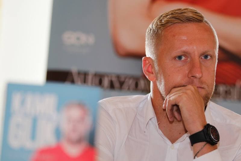 Football. Kamil Glik. Press Conference. 04.06.2016