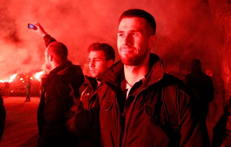 Football. GKS Katowice. Press Conference. 27.02.2014