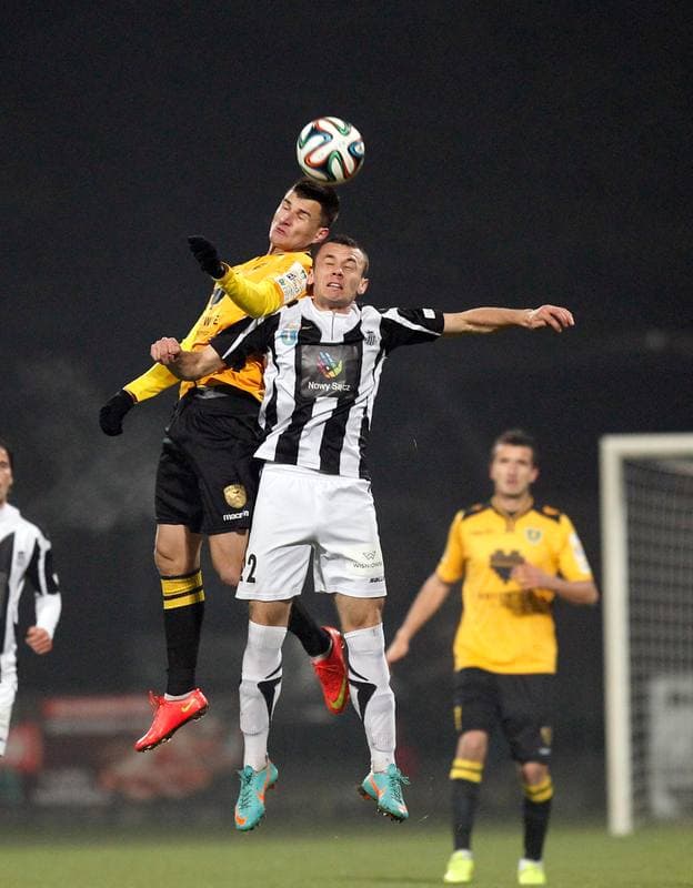 Football. I Liga. Sandecja Nowy Sacz - GKS Katowice. 31.10.2014