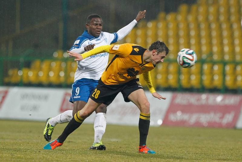 Football. I Liga. GKS Katowice - Flota Swinoujscie. 23.11.2013