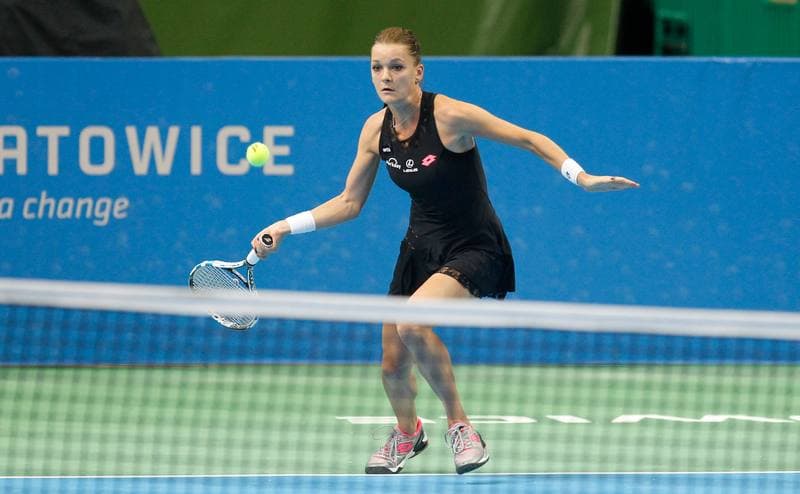 Tennis. Katowice Open 2015. Urszula Radwanska - Elizaveta Kulichkova. 07.04.2015
