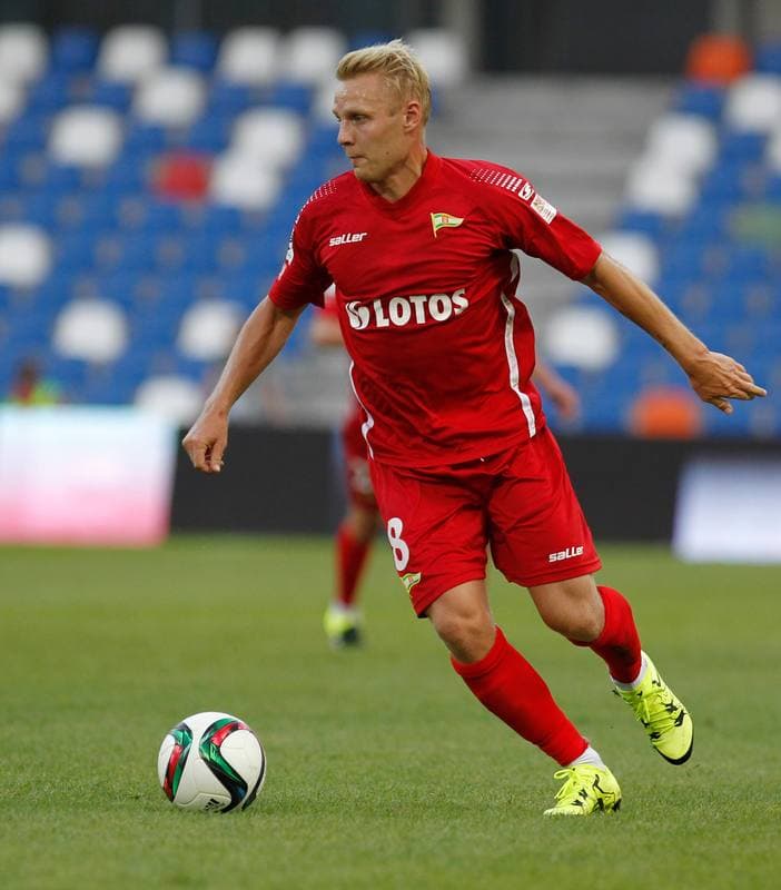 Football. PKO BP Ekstraklasa. Podbeskidzie Bielsko Biala - Lechia Gdansk. 28.08.2015