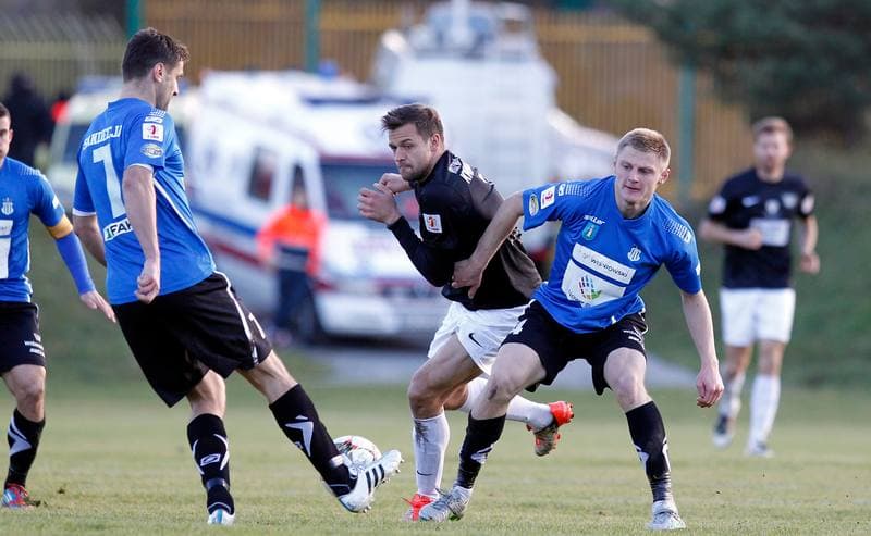 Football. I Liga. Rozwoj Katowice - Sandecja Nowy Sacz. 14.11.2015