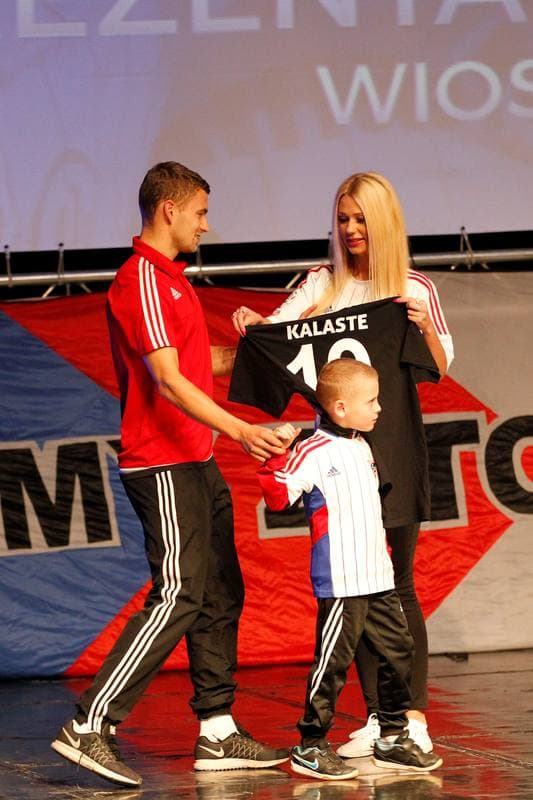 Football. Gornik Zabrze. Team Presentation. 09.02.2016