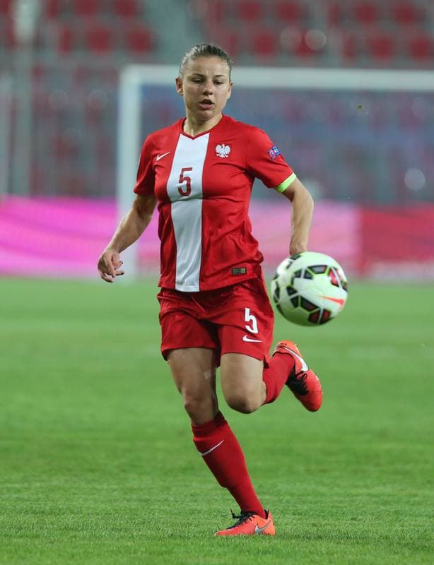 Football. Women's European Championship Qualifiers. Poland - Denmark. 07.04.2016