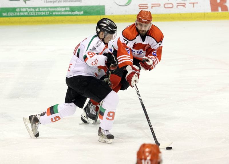 Ice Hockey. Polska Liga Hokejowa. GKS Tychy - Comarch Cracovia Krakow. 15.02.2013