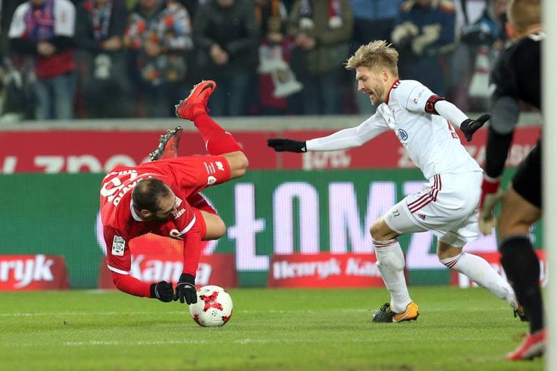 Football. Lotto Ekstraklasa. Gornik Zabrze - Lechia Gdansk. 08.12.2017