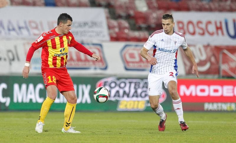 Football. T-Mobile Ekstraklasa. Gornik Zabrze - Korona Kielce. 01.03.2014