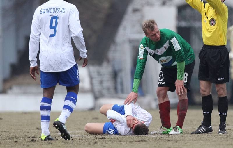 Football. I liga. GKS Tychy - Flota Swinoujscie. 30.03.2013