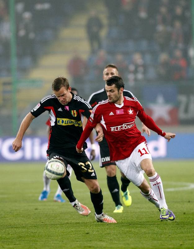 Football. T-Mobile Ekstraklasa. Wisla Krakow - Korona Kielce. 26.04.2015