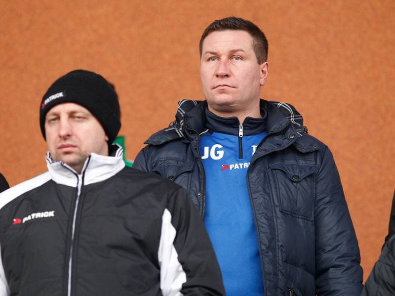Football. Sparing. Zaglebie Sosnowiec - Gornik Zabrze. 18.01.2014