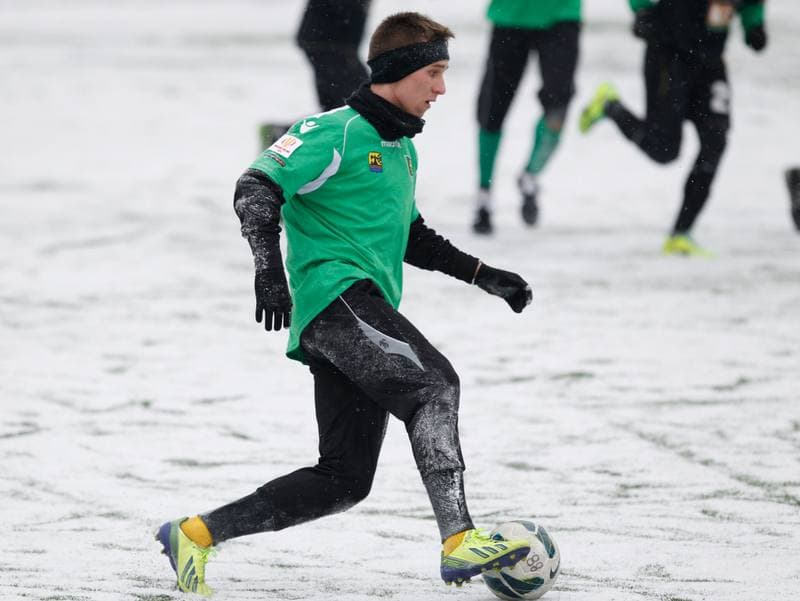 Football. Sparing. GKS Katowice - Gornik Leczna. 25.01.2014
