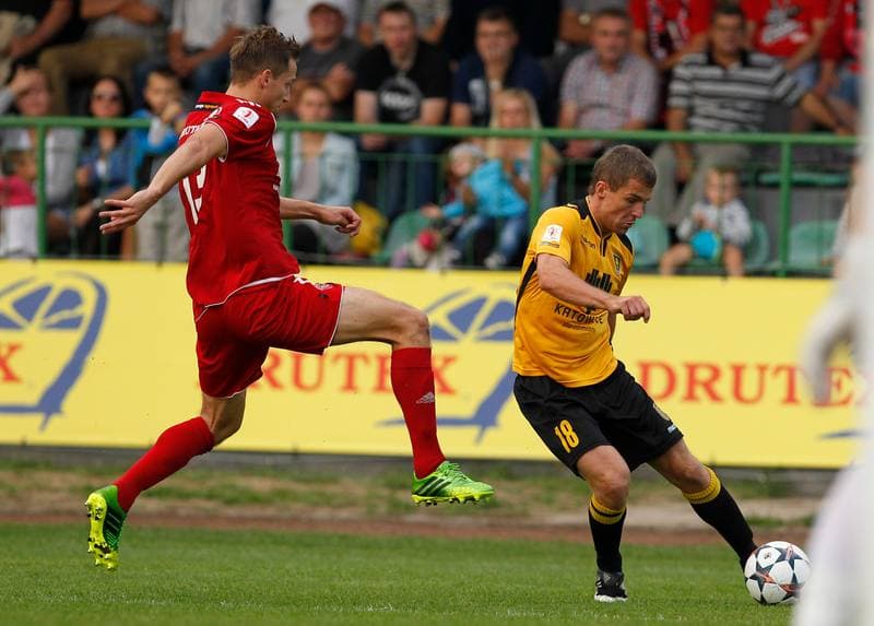 Football. I Liga. Bytovia Bytow - GKS Katowice. 13.09.2014