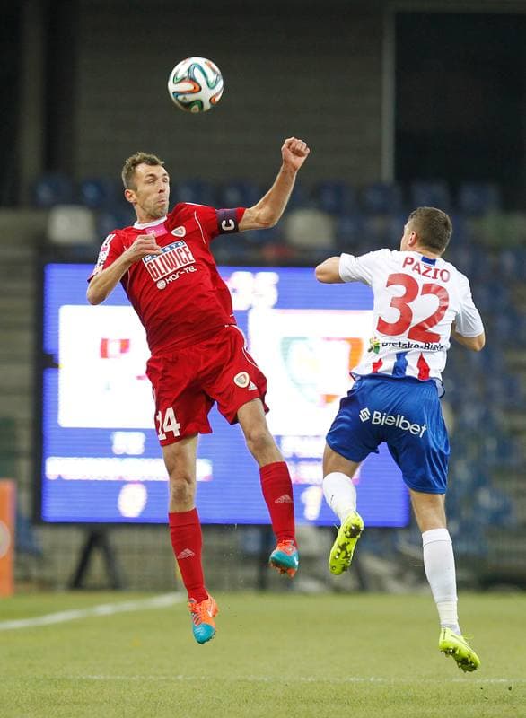 Football. T-Mobile Ekstraklasa. Podbeskidzie Bielsko Biala - Piast Gliwice. 03.11.2014