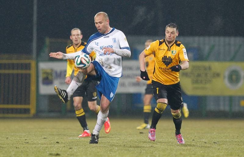 Football. I Liga. GKS Katowice - Flota Swinoujscie. 23.11.2013