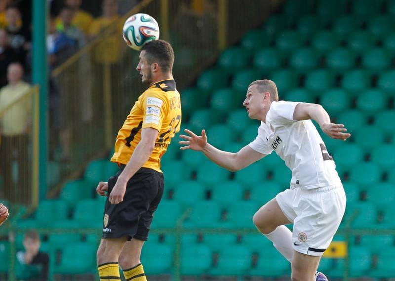Football. I Liga. GKS Katowice - Zaglebie Lubin. 25.04.2015